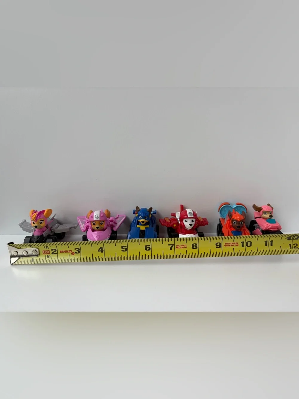 Paw Patrol Pup Squad Racers Plastic Vehicles Cars Lot of 6